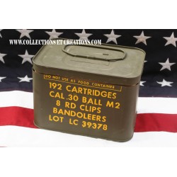 BOX 192 CARTRIDGES Cal.30 BALL M2 WW2