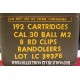 BOX 192 CARTRIDGES Cal.30 BALL M2 WW2