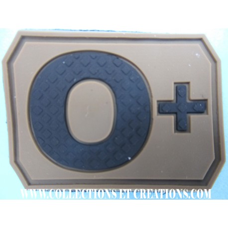 PATCH 3D BLOOD "O+"