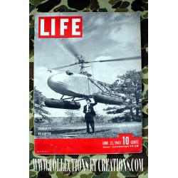 LIFE JUNE 21 1943 "SIKORSKY'S HELICOPTER"