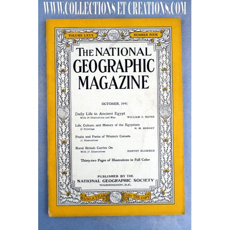 THE NATIONAL GEOGRAPHIC MAGAZINE OCT.1941