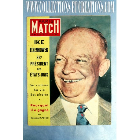 PARIS MATCH 1952 "IKE EISENHOWER"