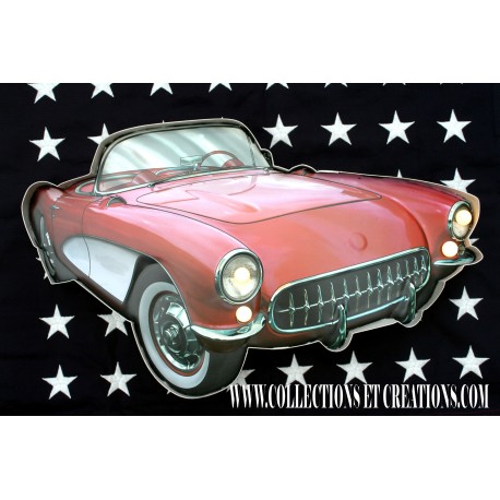 CADRE CORVETTE 1950'S LED