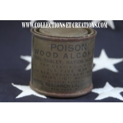 BOITE POISON WOOD ALCOHOL 3oz WW2