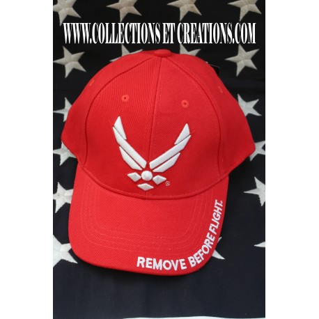 CASQUETTE AIR FORCE RED