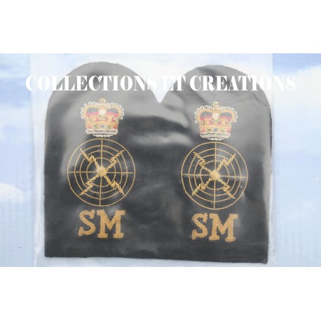 PATCH ROYAL NAVY SOUS MARIN MASTER CAPTEUR