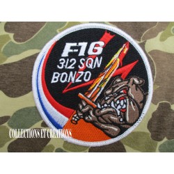 PATCH F-16 312 SQN "BONZO"
