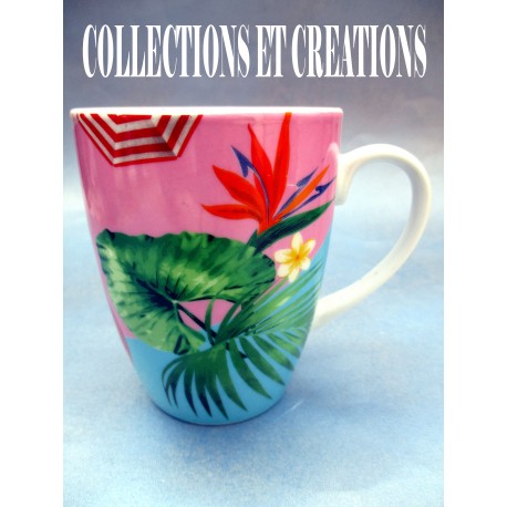 MUG FLAMENT ROSE