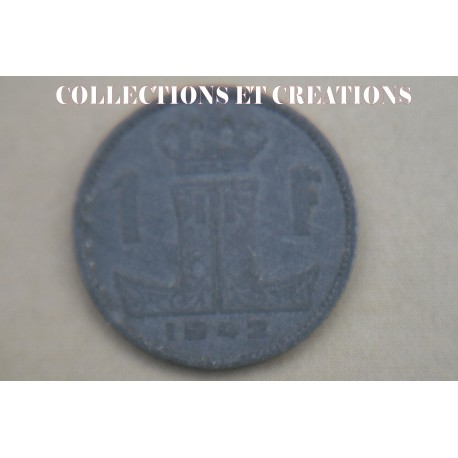 1 FRANC 1942 BELGE