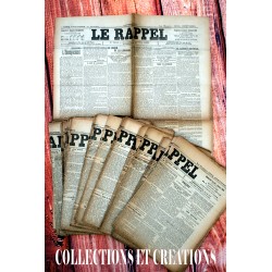 LOT 26 JOURNAUX "LE RAPPEL 1903"