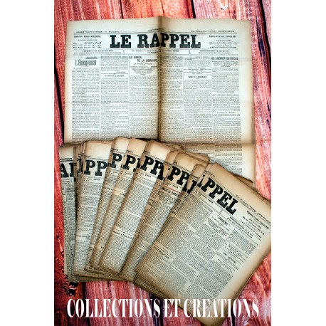 LOT 26 JOURNAUX "LE RAPPEL 1903"