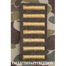 OVERSEAS SERVICE BARS (7 BARRETTES) WW2