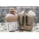 GOURDE + QUART + HOUSSE COYOTE TYPE U.S.ARMY