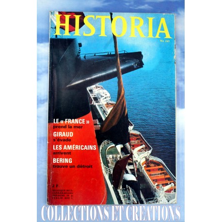 HISTORIA N°245 1967 " LE FRANCE PREND LA MER"