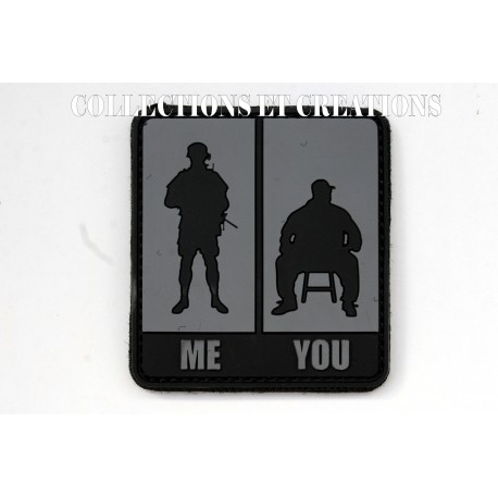 PATCH 3D ME & YOU GREY