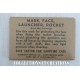 MASK FACE LAUNCHER ROCKET 1944