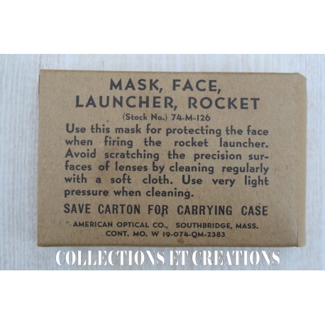 MASK FACE LAUNCHER ROCKET 1944