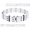 CEINTURON BLANC U.S "M.P. WW2"