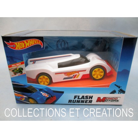 HOT WHEELS FLASH RUNNER "BLANC"