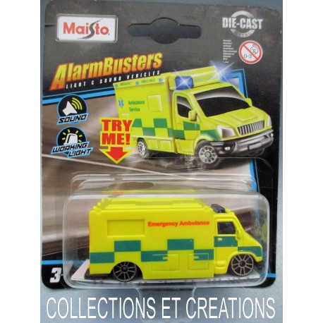 MAISTO ALARMBUSTERS "EMERGENCY AMBULANCE"