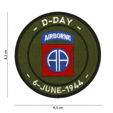 PATCH D-DAY 82nd AIRBORNE 6 JUNE 1944