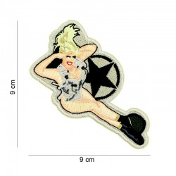 PATCH PINUP GIRL LAYING