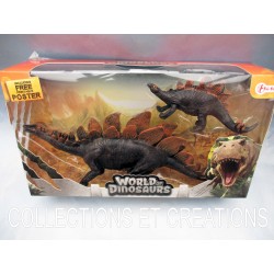 COFFRET DINOSAURES"STEGOSAURE ET SON PETIT"