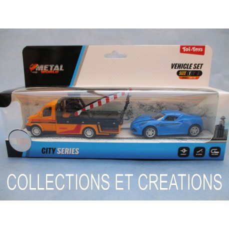 CITY SERIES DEPANNEUSE + VEHICULE BLEU