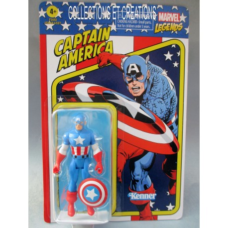 FIGURINE RETRO CAPTAIN AMERICA