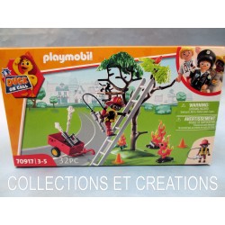 PLAYMOBIL DUCK ON CALL "FIRE "32PC