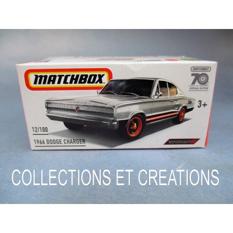 MATCHBOX 1/64 "1966 DODGE CHARGER "12/100