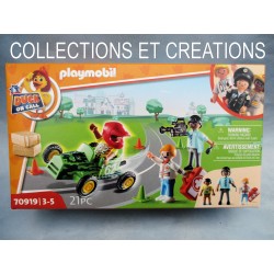 PLAYMOBIL DUCK ON CALL "RACING "21PC