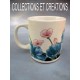 MUG COQUELICOTS BLEU