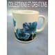 MUG COQUELICOTS BLEU