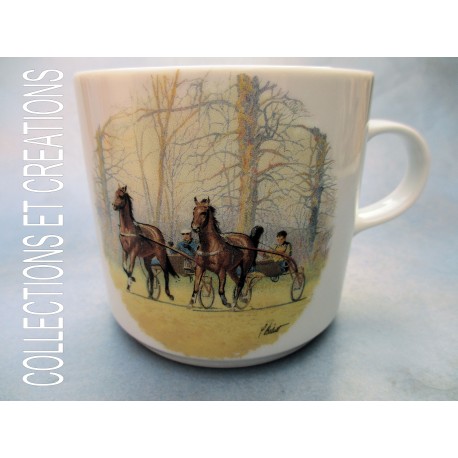 MUG COURSE DE CHEVAUX