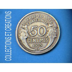 50 CENTIMES 1939 "B"