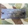PLAQUETTE AFFUT Cal.50 M3 1944