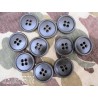 LOT 10 BOUTONS KAKI 20MM M-1943