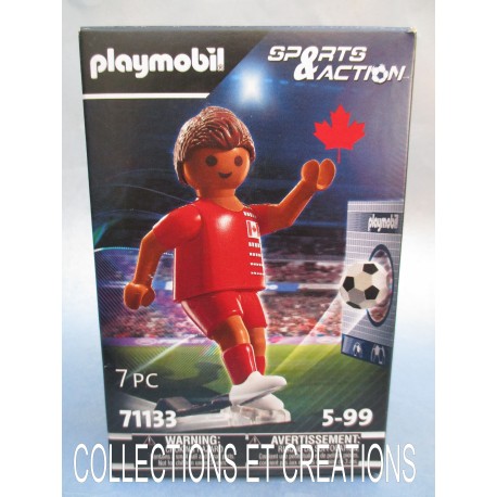 PLAYMOBIL FOOT CANADA "71133"