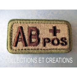 PATCH US ARMY "AB+"