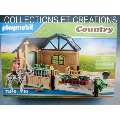 PLAYMOBIL COUNTRY ECURIE "71240"