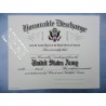 CERTIFICAT " HONORABLE DISCHARGE"