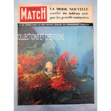 PARIS MATCH N°125 11 AOUT 1951 "COUSTEAU"