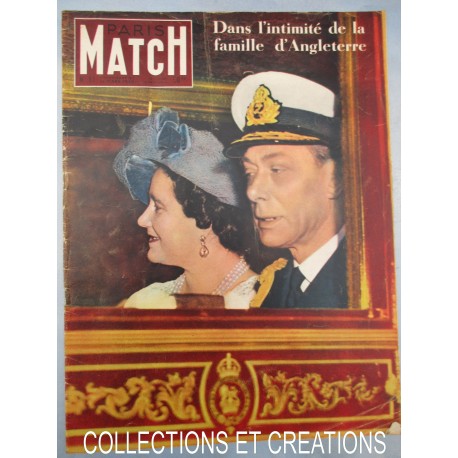 PARIS MATCH N°51 11 MARS 1950 "FAMILLE ROYALE ANGLAISE"