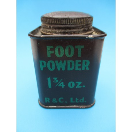 FOOT POWDER 1 3/4 oz GB WW2