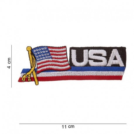 PATCH FLAG USA ONDULE