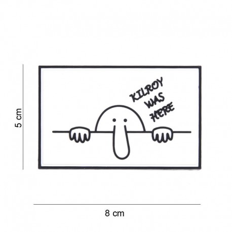 PATCH PVC KILROY "BLANC"