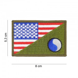 PATCH 29th I.D. HALF FLAG