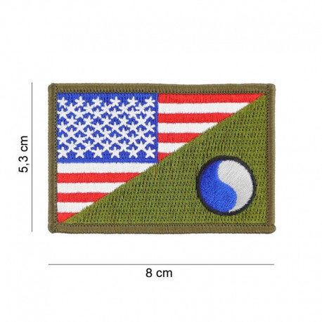 PATCH 29th I.D. HALF FLAG