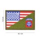 PATCH 82nd AIRBORNE. HALF FLAG